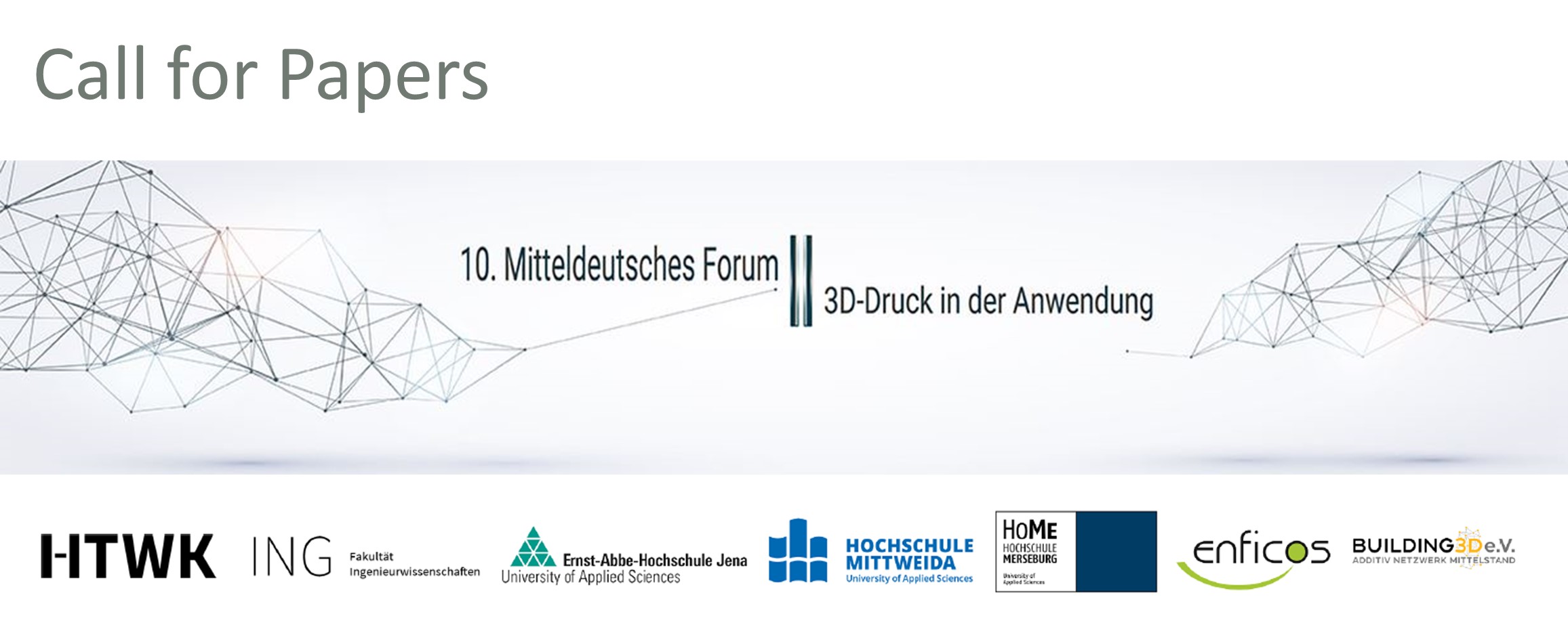 Call for Papers_Forum 3D-Druck 2023